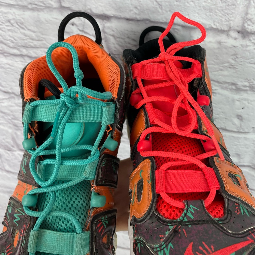 Nike Air More Uptempo Gs What The 90s Sneakers Size 6.5Y - Picture 8 of 9